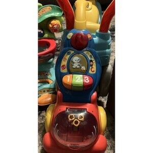 VTech Pop & Count Vacuum Musical/Talking Rolling Toy NO BLOCKS WORKS